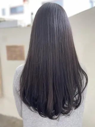 ロング パーマ ケアカラー特化 美容師店長佐藤のヘアスタイル