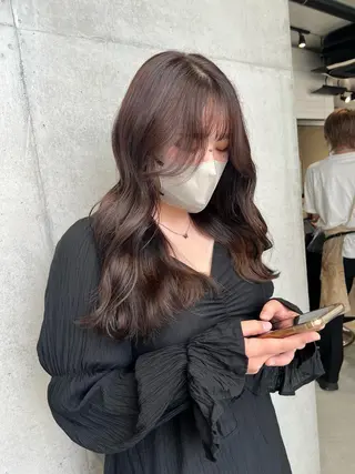 ロング カラー レイヤー/透明感 カラー🌿KANTAのヘアスタイル