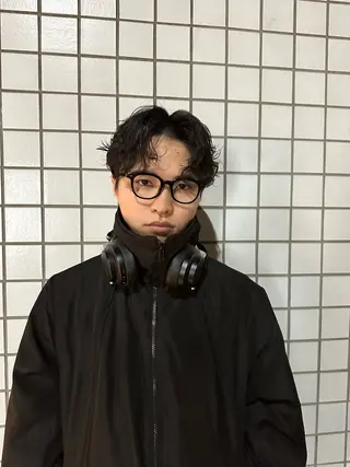 パーマ メンズ 似合わせカット /パーマ岡本淳平のヘアスタイル