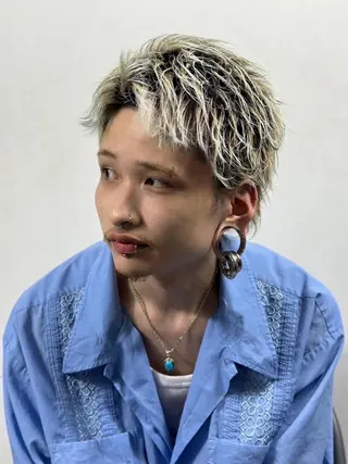 ミディアム メンズ Rukar barbershop所属・工藤 優也のその他イメージ