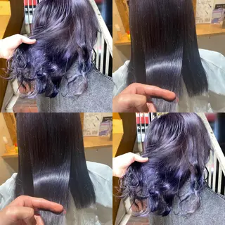 ミディアム カラー レイヤー×髪質改善 マネージャー安藤光司のヘアスタイル