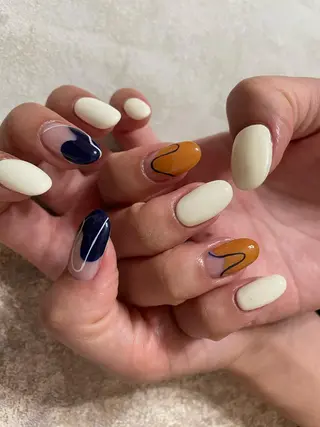 セミロング ネイル Parfum パルファンのネイルデザイン