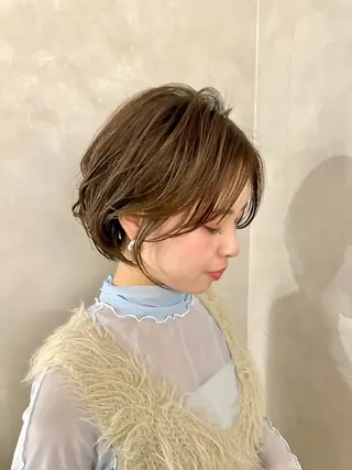 ショート HARUKI MINATO japan Osaka所属・増田 英のヘアスタイル