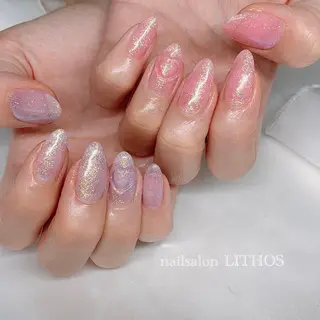 セミロング ネイル nailsalon Lithos所属・nailsalon Recontreのネイルデザイン