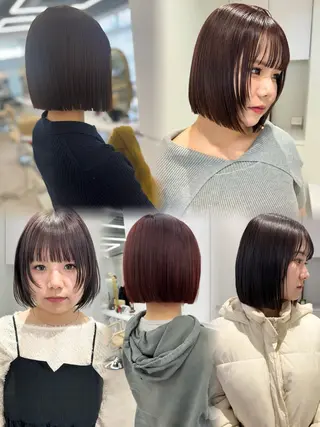 ショート カラー ✨ブリーチ/顔周り レイヤー¦YUKA✨のヘアスタイル