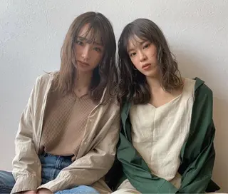 ミディアム Number2heaven所属・遠藤 和美のヘアスタイル