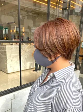 ショート カラー 谷合 貴志のヘアスタイル