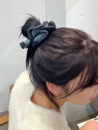 ミディアム riko／ SYS by fitのヘアスタイル