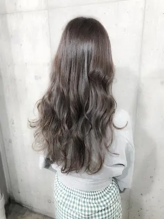 ロング カラー 北條 優輝のヘアスタイル