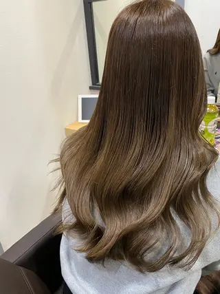 ロング カラー 透明感カラー🫧 HARUKA🐰のヘアスタイル