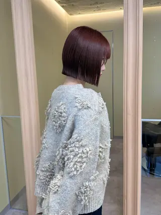 ショート ボブ/ぱつっとボブ/ 谷口 海星のヘアスタイル