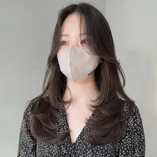 ロング カラー 韓国風/髪質改善 赤み消し✨junkiのヘアスタイル