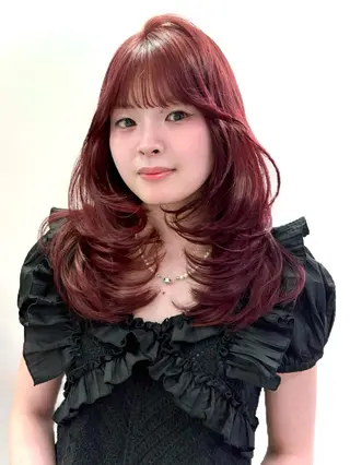 セミロング 松本 美海のヘアスタイル