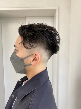 ショート パーマ メンズお任せ下さい！ 店長⭐︎小橋のヘアスタイル