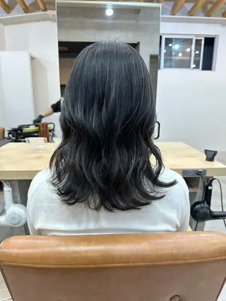 セミロング 櫻井 サクラのヘアスタイル