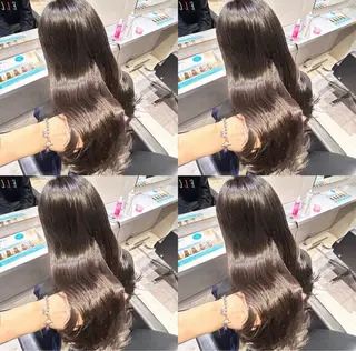 ロング カラー 透明感×髪質改善× エクステそうまのヘアスタイル