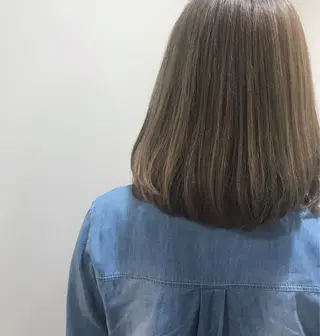 ミディアム カラー enne /YUI🥣のヘアスタイル