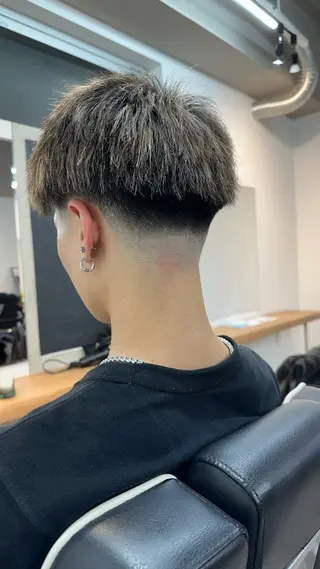 メンズ 律喜/パーマ /メンズ/フェードのヘアスタイル