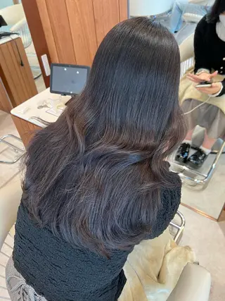 ミディアム カラー 韓国レイヤー🇰🇷 韓国研修◎渋谷カイトのヘアスタイル