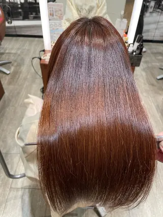 ミディアム カラー パーマ 縮毛矯正/髪質改善/ 石橋代智のヘアスタイル