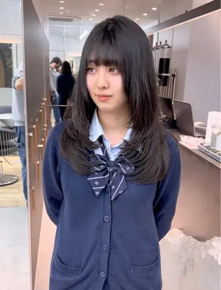 ロング メンズ/韓国レイヤー /縮毛矯正/📍爽太のヘアスタイル