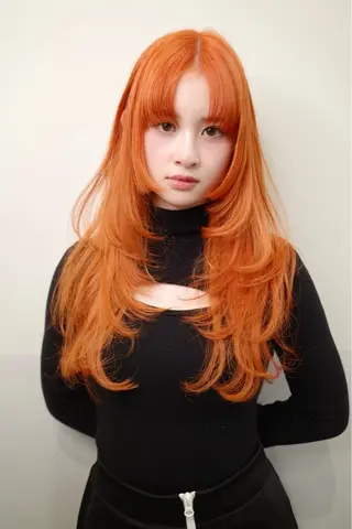 ミディアム カラー SALOWIN所属・ブリーチ✨ ボブ🪢レイヤーのヘアスタイル