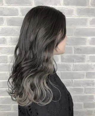 ロング カラー パーマ ヘアアレンジ メンズ キッズ マツエク・マツパ 山崎 義弘のヘアスタイル