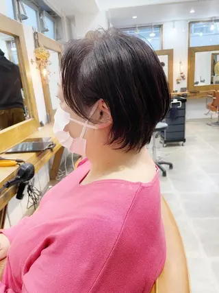 ショート newline銀座所属・👑銀座ショート/ 絶壁補正/金子涼👑のヘアスタイル