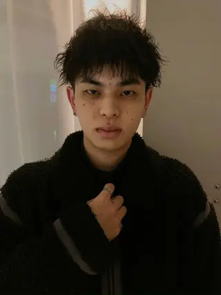 パーマ メンズ ショート／ボブ／レイ ヤーいくらまゆのヘアスタイル