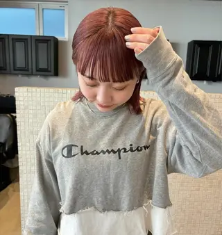 ミディアム カラー カットモデル募集 nanami‪ ꪔ̤のヘアスタイル