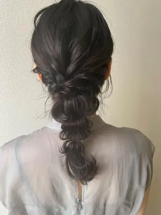 ロング ヘアアレンジ 沢田 瞳のヘアスタイル