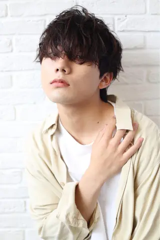 ショート カラー パーマ メンズ 🌞メンズパーマ ONOE💈のヘアスタイル