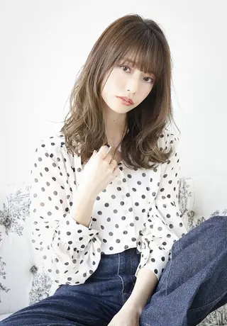 カラー ネイル マツエク・マツパ LEVIJU hair所属・韓国ヘア🕊村上 ののこ🕊のヘアスタイル