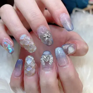 セミロング 💜MIYA nail川崎店のネイルデザイン