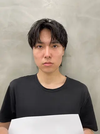 メンズ メンズカット パーマ[佐橋]のヘアスタイル