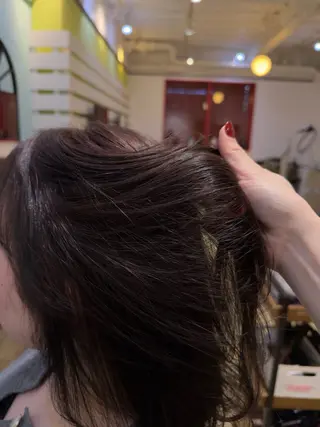 ミディアム カラー Meguro/海外風 /艶カラー⭐️のヘアスタイル