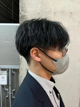 ショート パーマ メンズ 🏆メンズヘア特化 🥇代表りんぺーのヘアスタイル