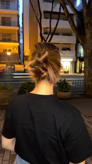 ミディアム trico hair&care space所属・trico ニシノのヘアスタイル