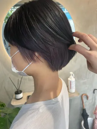 ショート カラー ヤマモト マイのヘアスタイル