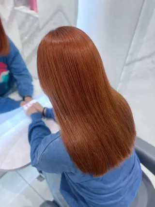 ロング カラー Haru /暖色🍷 /ボルドー/髪質改善のヘアスタイル