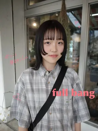 ミディアム カラー 安藤 結花のヘアスタイル