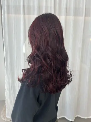 ロング カラー Agu hair time所属・time_ メラニーのヘアスタイル