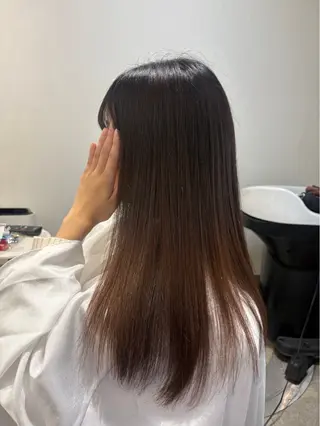 セミロング neaf 六本木店所属・六本木🫧パーマ 望月彩音のヘアスタイル