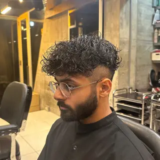 ショート メンズ ツイスパ/メンズ パーマ/歩夢のヘアスタイル