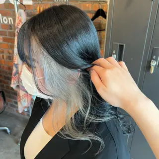 セミロング カラー Rino kanayama所属・Rino 金山 / 宮澤 萌のヘアスタイル