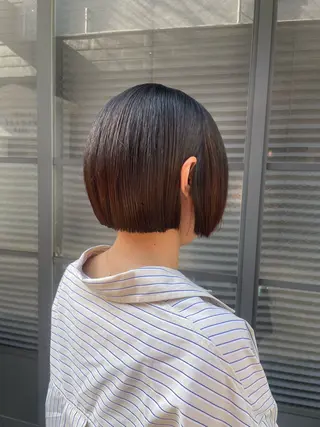 ショート 🪸暖色艶カラー/ shiori🫧のヘアスタイル