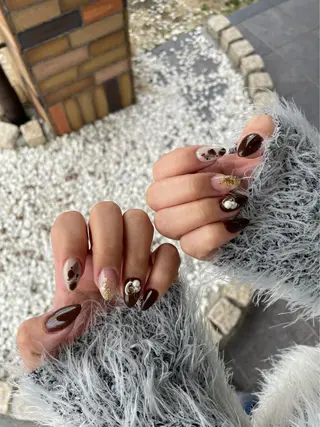 セミロング ネイル 大田 美笛香のネイルデザイン