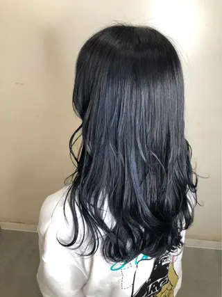 ロング カラー 平野 優奈のヘアスタイル