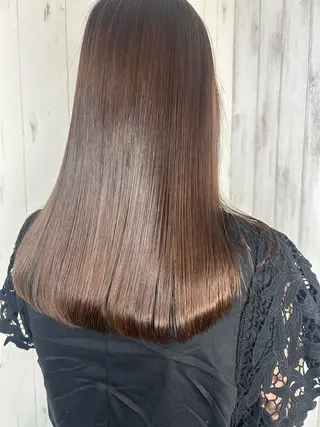 セミロング ayame りくのヘアスタイル