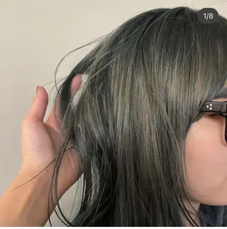 セミロング カラー ケアパーマ/ケアブリ ーチdaisukeのヘアスタイル